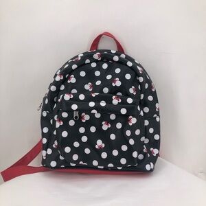 Disney Minnie Mouse black and red mini backpack